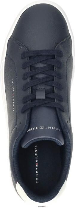 Tommy Hilfiger Sneakers TH COURT LTH DETAIL ESS vrijetijdsschoen lage schoen veterschoen met zijlijk logo-opdruk - Foto 4