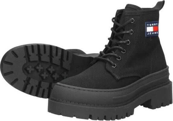 Tommy Jeans Zwarte laarzen voor dames van Tommy Hilfiger Black Dames - Foto 5