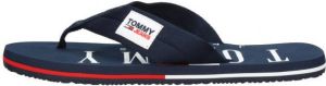 Tommy Hilfiger Teenslippers in blauw voor Heren Tommy Jeans Beach Sandal