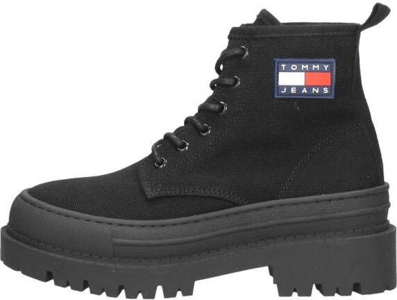Tommy Jeans Zwarte laarzen voor dames van Tommy Hilfiger Black