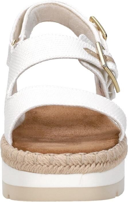 TOMS Giana Sandalen Plat Wit - Foto 5