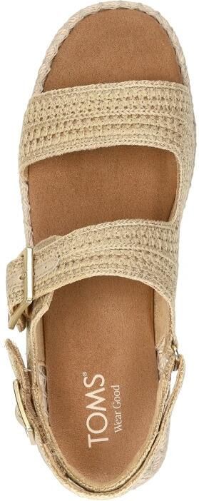 TOMS Giana Sandalen Dames Beige - Foto 8