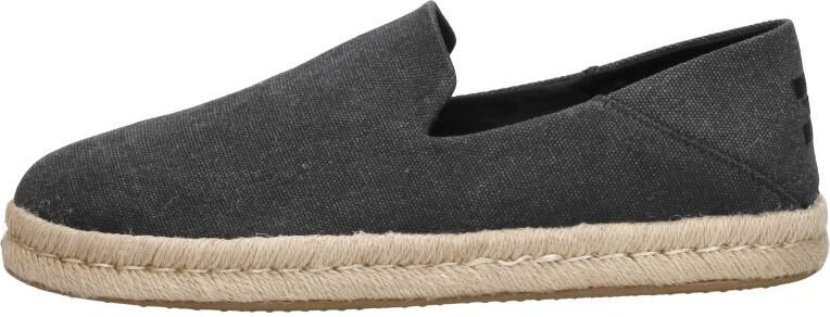 TOMS Shoes Toms Santiago Recycled Cotton Canvas Black Slip-on - Foto 6