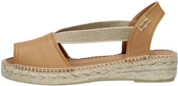 Toni Pons Etna Dames Espadrilles Cuiro Cognac Leer ETNAcuiro - Foto 2