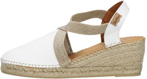 Toni Pons Tossa Dames Espadrilles Blanc Wit Leer TOSSAblanc - Foto 5