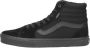 Vans Sk8-Hi Heren Schoenen Black Leer Textil 5 Foot Locker - Thumbnail 3