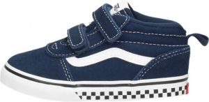 Vans TD Ward Mid V Checker Sidewall Dress Sneaker Blauw