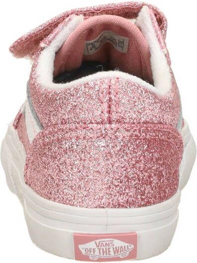 Vans Old Skool V Glitter Rose Gold Sneakers Meisjes Roze - Foto 5