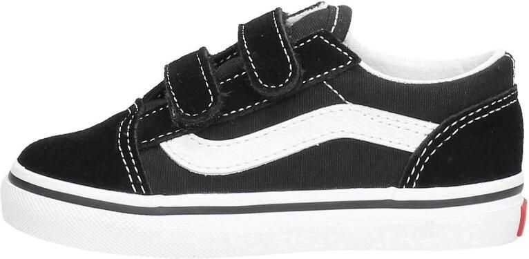 Vans Old Skool TD Old Skool V sneakers zwart wit Canvas Meerkleurig 37 - Foto 14