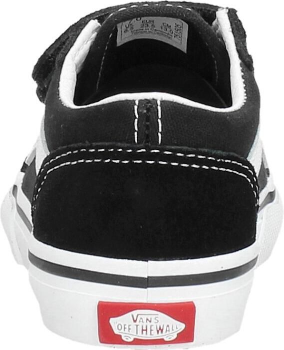 Vans Old Skool TD Old Skool V sneakers zwart wit Canvas Meerkleurig 37 - Foto 16