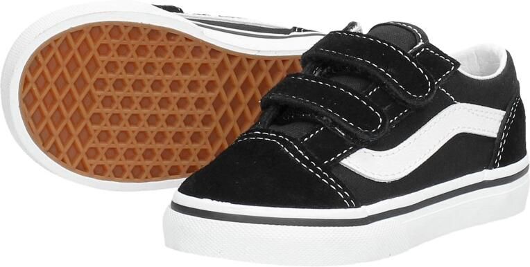 Vans Old Skool TD Old Skool V sneakers zwart wit Canvas Meerkleurig 37 - Foto 18
