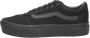 Vans Ward Platform Dames Sneakers (Canvas) Black Black - Thumbnail 2