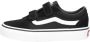Vans Youth Ward V Suede Canvas Jongens Sneakers Black White - Thumbnail 4