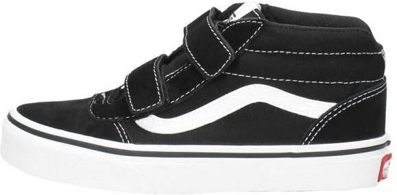 Vans YT Ward Mid V (SUEDE CANVAS)BLACK WHITE Sneakers Unisex