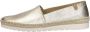 VERBENAS Espadrilles Dames Noa Maat: 35 Materiaal: Leer Kleur: Goud - Thumbnail 4