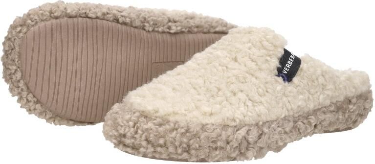 Verbenas Yuma Curly Pantoffels Open beige - Foto 5