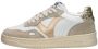 Victoria Sneakers Seul Serraje & Glitter Dames Sneakers Wit-goud - Thumbnail 2