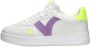 Victoria Sneakers Baskets seul effet cuir et néon femme - Thumbnail 2
