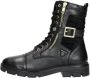 Vingino Britt One Veterboots Laarzen Met Veters Meisjes Zwart - Thumbnail 4