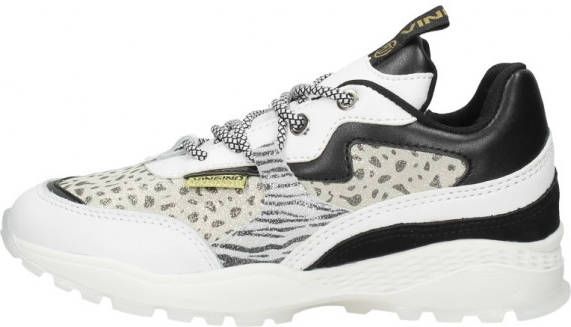 Vingino MANDY Meisjes Running fashion sneaker Zwart - Schoenen.nl