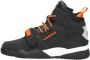 VINGINO Raoul Mid leren sneakers zwart Jongens Leer Meerkleurig 29 - Thumbnail 3