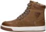 Vingino Sil Xhi Hoge sneakers Leren Sneaker Jongens Kids Cognac - Thumbnail 3