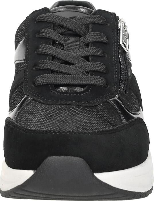 Waldläufer Dames Sneaker 703002-104-001 Zwart Wijdte H (38.5) - Foto 3