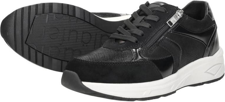 Waldläufer Dames Sneaker 703002-104-001 Zwart Wijdte H (38.5) - Foto 6
