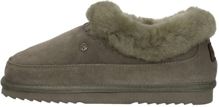 Warmbat Barraba Pantoffels Dicht taupe