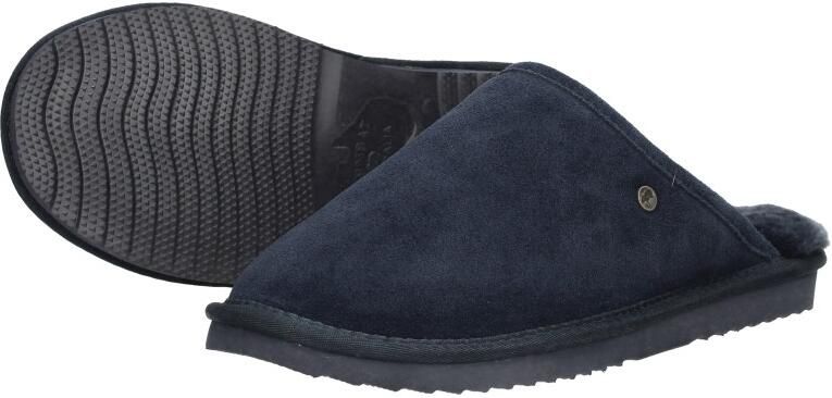 WARMBAT Pantoffels Classic Unisex Maat: 45 Materiaal: Suède Kleur: Blauw - Foto 9