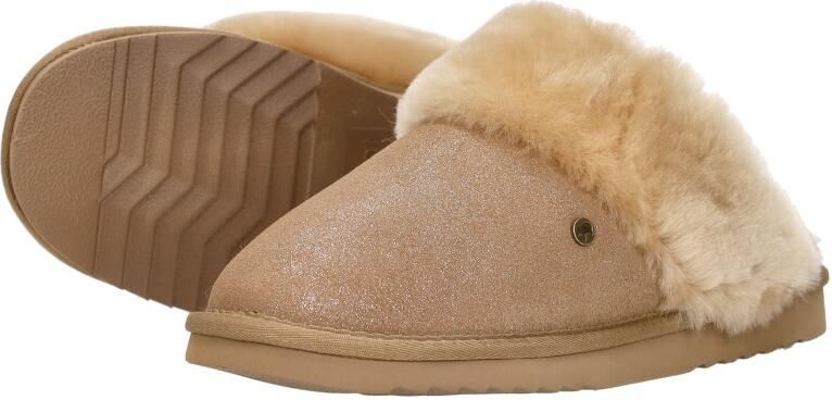 Warmbat Pantoffel Collie CLL 3215 21 Cognac Gold Metallic - Foto 8