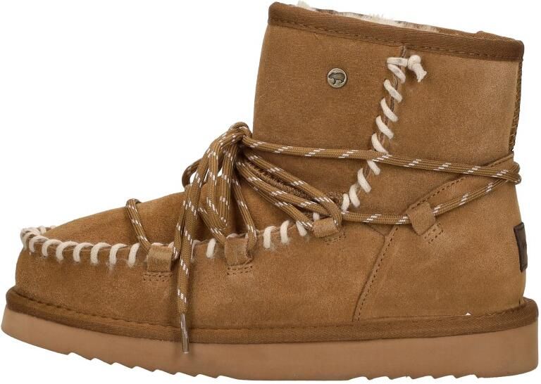 Warmbat Kalbarri Suede lace boot Dames Laarzen Cognac - Foto 2