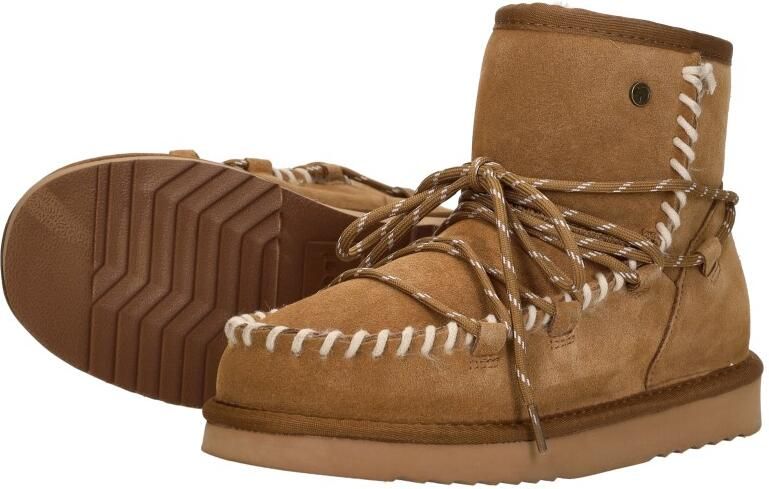 Warmbat Kalbarri Suede lace boot Dames Laarzen Cognac - Foto 6
