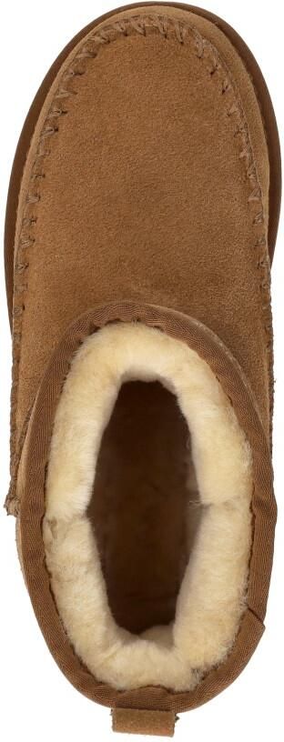 Warmbat Wallaby Suede boot Stitch Dames Laarzen Cognac - Foto 10