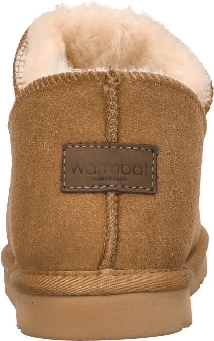 Warmbat Australia Willow suède pantoffels cognac kids Bruin Jongens Meisjes Suede 35 - Foto 7
