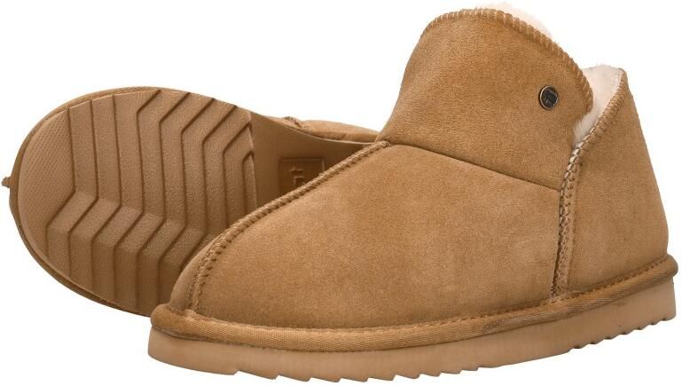 Warmbat Australia Willow suède pantoffels cognac kids Bruin Jongens Meisjes Suede 35 - Foto 9
