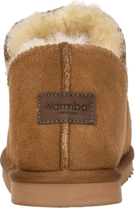 Warmbat Australia Willow suède pantoffels cognac kids Bruin Jongens Meisjes Suede 35 - Foto 6
