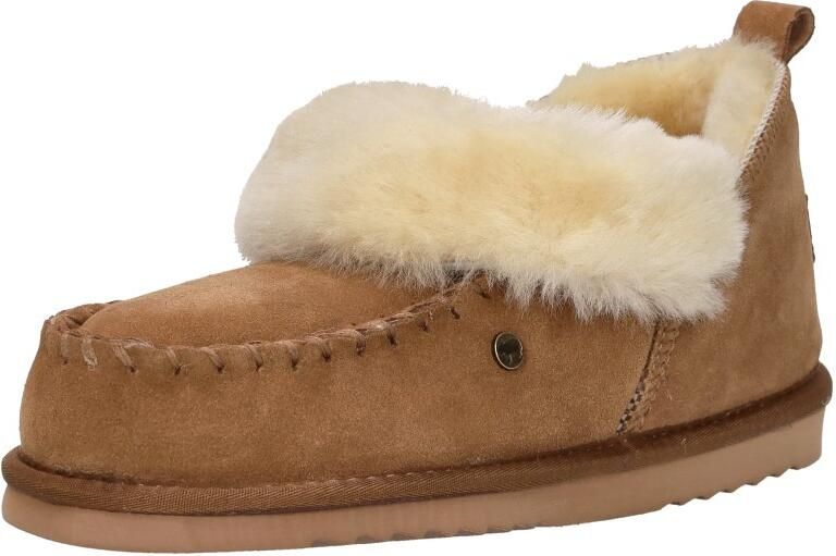 Warmbat Wiluna Suede Dames Sloffen Cognac - Foto 3