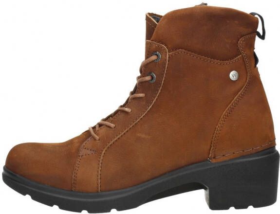 Wolky Midi Veterboot Dames Bruin Cognac