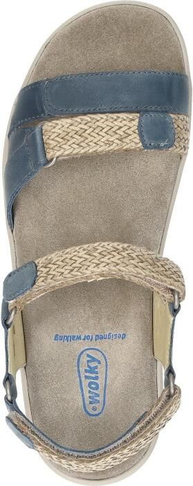 Wolky Dames Sandalen 01056 Acula Blauw - Foto 8