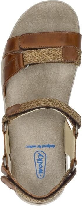 Wolky Comfortabele Bruine Leren Sandaal voor Dames Brown Dames - Foto 11