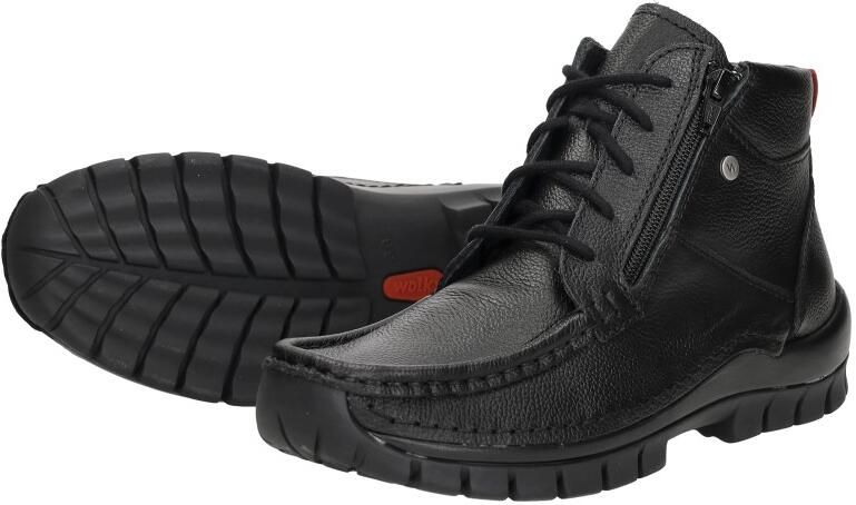 Wolky Enkellaarzen Boost Veterschoenen Hoog zwart Maat - Foto 4