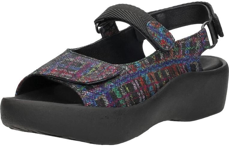 Wolky Dames Sandalen Jewel Giza Print Black Multi - Foto 7