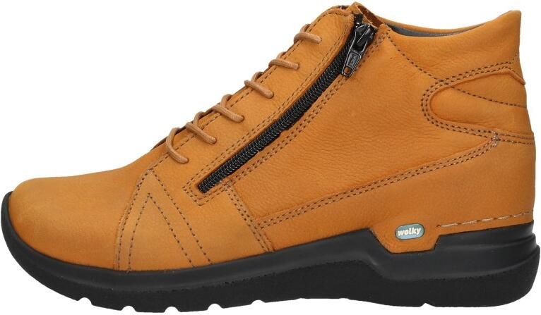 Wolky Dames Veterboot 0660611 925 Why Antique Oker Geel - Foto 4