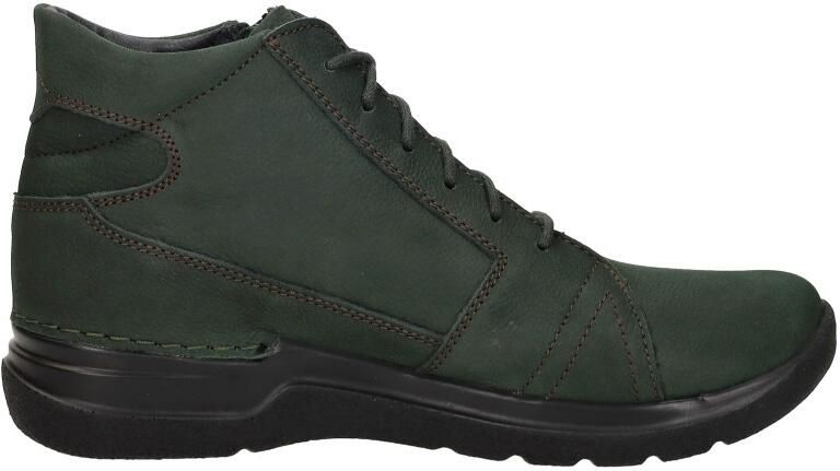 Wolky Hoge veterschoenen Why pesto groen nubuck - Foto 8