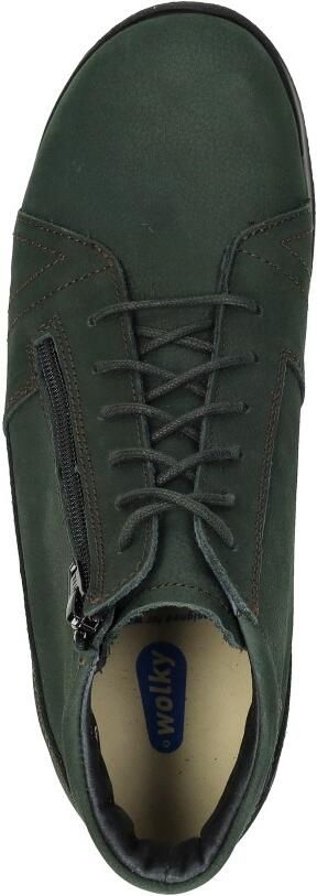 Wolky Hoge veterschoenen Why pesto groen nubuck - Foto 9