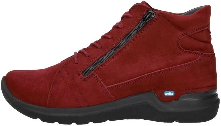 Wolky Why Veterschoenen Hoog Rood - Foto 4
