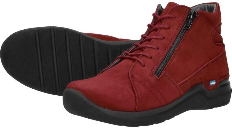 Wolky Why Veterschoenen Hoog Rood - Foto 7