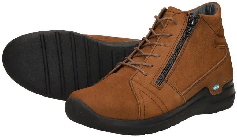 Wolky Dames Veterboot Why Antique Nubuck 0660611 430 Cognac - Foto 7