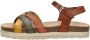 Yokono Java Sandalen Plat cognac - Thumbnail 2